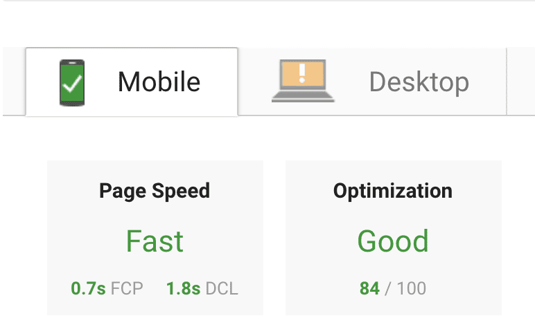 Page Speed Insights