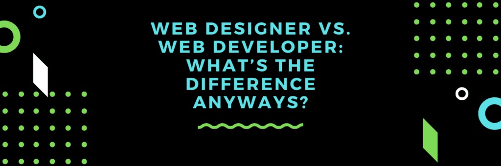 is there a difference between a web designer and wed developer