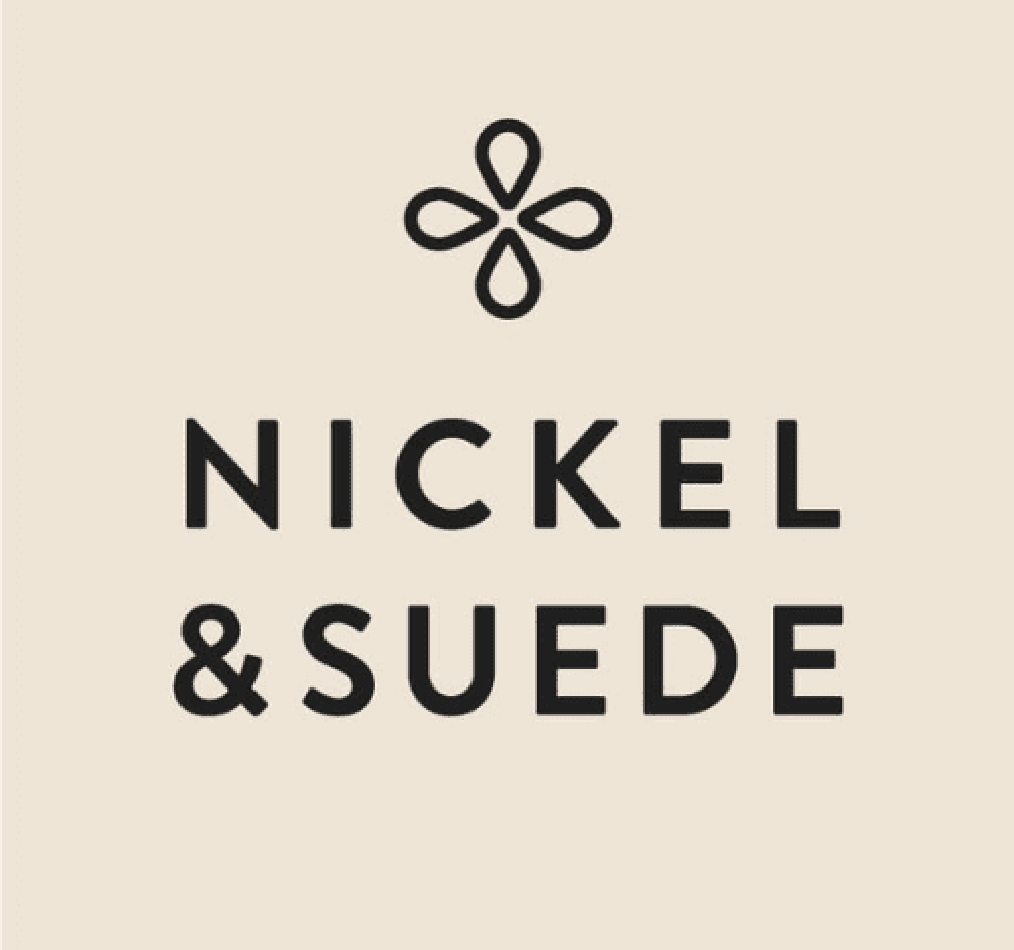 Nickel and Suede Logo